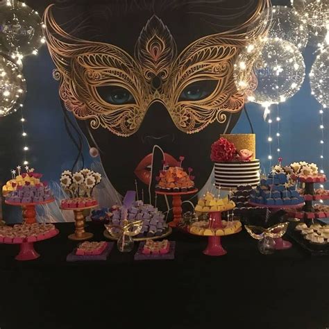 pin by angelica pereira on festas masquerade party decorations masquerade ball party sweet