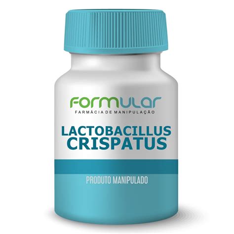 Lactobacillus Crispatus 1 Bilhão Cápsulas Probióticos Saúde Vaginal
