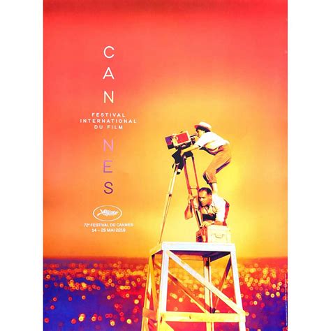 Affiche De Cinéma Française De Festival De Cannes 2019 60x80 Cm
