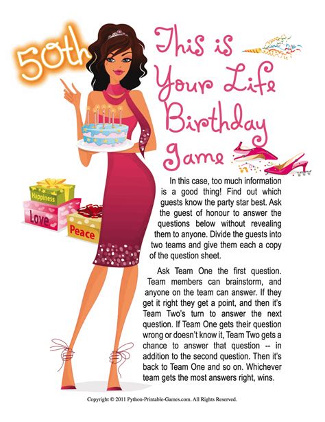 Great 50th birthday games, food ideas, and more! 50th birthday ideas - Google Search | 50th birthday party ...