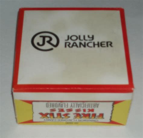 1970s Jolly Rancher Fire Stix Kisses Candy Display Box 1869732438