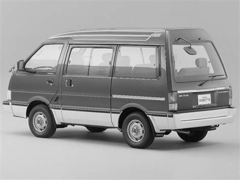 The first two generations were engineered by nissan's aichi manufacturing. Nissan Vanette (C22) '09.1985-03.1994 | Van, Nissan cars ...