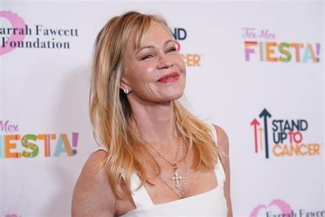 Melanie Griffith 63 Strips Off To Her Lingerie For Breast Cancer