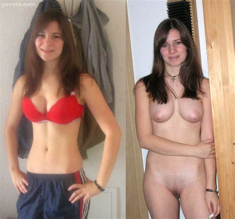 Your Girlfriend Before After Dressed Undressed Bdsm On Yuvutu