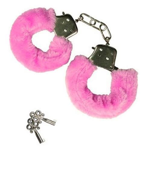 Furry Fuzzy Handcuffs Soft Metal Adult Sex Night Sexy Party Game Gag