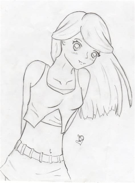 Girl Full Body Drawing At Getdrawings Free Download