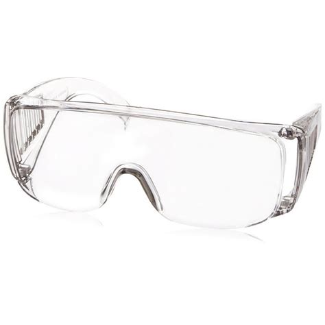 Birdz Eyewear Lab Safety Glasses High Impact Fit Over Glasses Clear Frame And Lens Clear