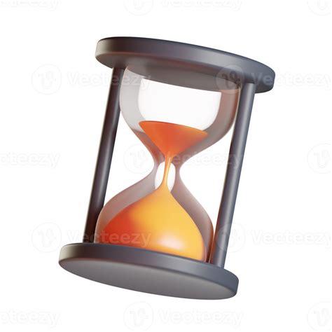 Transparent Hourglass 3d Illustration 13167068 Png