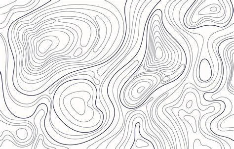 Topographic Map Topography Contour Geography Contouring Lines