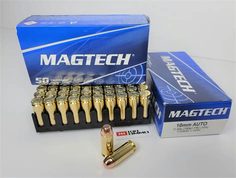Magtech 10mm Auto Same Day Shipping 180 Grain Fmj 50 Rounds Box No
