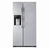 Pictures of Black Fridge Freezer With Ice Dispenser
