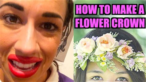 A solution to this problem is to create a grid of guidelines. HOW TO MAKE A FLOWER CROWN! - YouTube