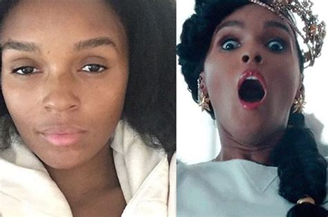 Heres What Janelle Monáe Looks Like Without Her Weave Or A Drop Of
