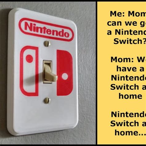 Nintendo Light Switch Cover Etsy