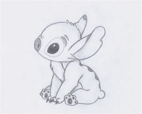 Stitch By Fawnan On Deviantart Stitch Drawing Disney Drawings