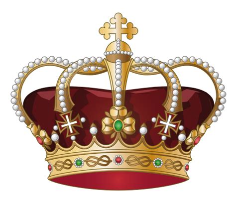 Gold And Red Crown Png Clipart Picture