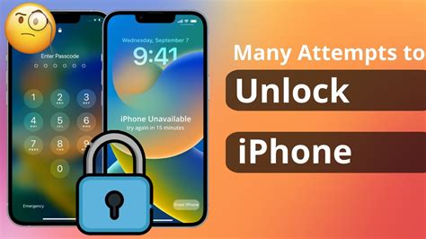 [sovled] How Many Attempts To Unlock Iphone Youtube