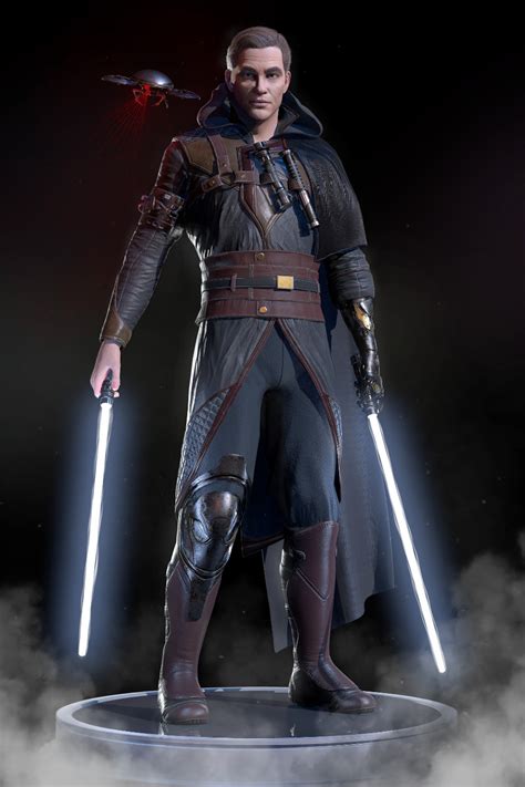 Artstation The Sith Hunter Character For Game Miguel Paes Star