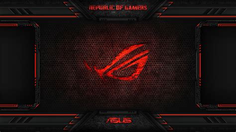 Asus Rog Logo Republic Of Gamers 4k 17020