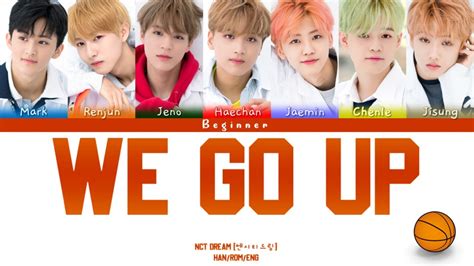 Nct Dream 엔시티드림 We Go Up Hanromeng Color Coded Lyrics Youtube