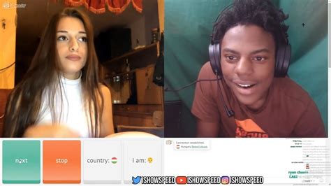 ishowspeed drops insane rizz on omegle deleted stream youtube