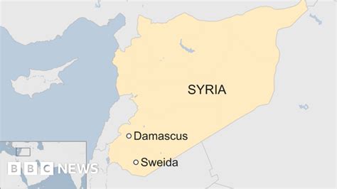 Syria War Suicide Attacks In The South Kill Dozens Bbc News