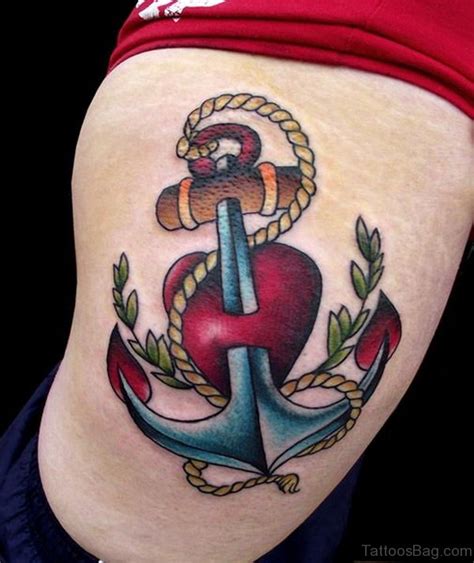 73 Strong Anchor Tattoos For Rib Tattoo Designs