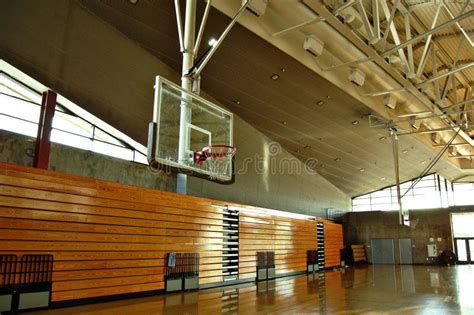 High School Gym Stock Photo Image Of Dark Basket Bleachers 2768650