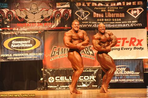 Phil Heath And Jay Cutler Guest Pose At The 2013 Npc Natural Ohio