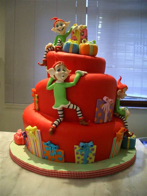 From the first layer that touches the cake — the apricot jam — to the last (the thick royal icing), the decorations do keep the cake moist and fresh. christmas pretty elf cake(awarded) | FATMA ÖZMEN METİNEL ...