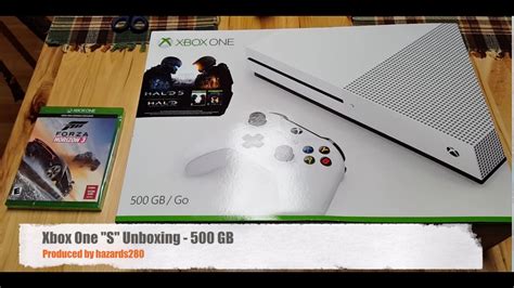 xbox one s unboxing 500gb model youtube
