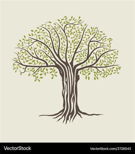 Abstract Tree Design Royalty Free Vector Image