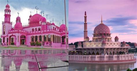 Islam di muangthai adalah agama minoritas 4%. Pukau Pandangan, 4 Masjid Berwarna Merah Jambu Di Dunia ...