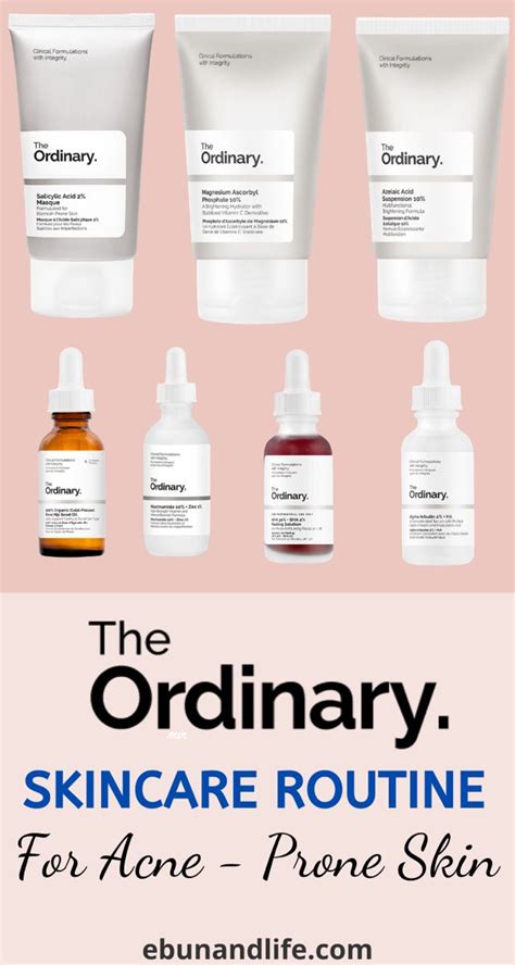 The Ordinary Skincare Routine For Acne Skin Care The Ordinary