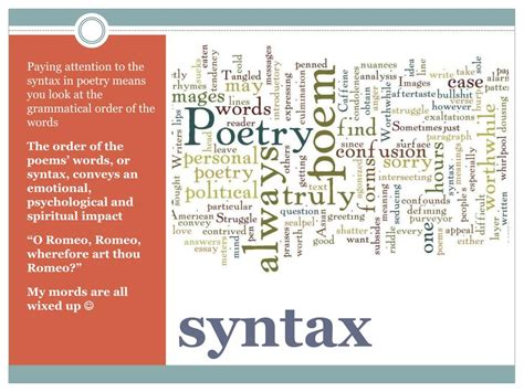 Ppt Poetry Terminology Powerpoint Presentation Free Download Id