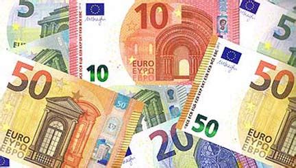 Banknoten und münzen zum lernen, spielen. Euroscheine 125 % Euro-Reproduktionen einseitig von ...