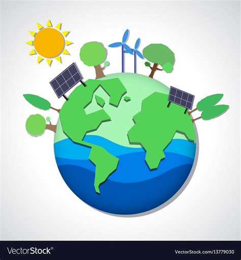 Clean Energy Royalty Free Vector Image Vectorstock