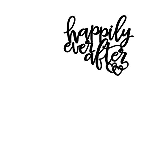 Happily Ever After Wall Quote Decal