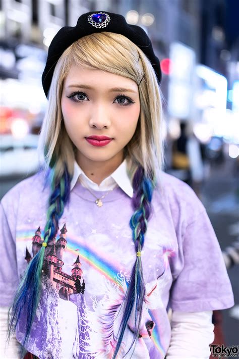 Ombre Hair In Braids Tokyo Fashion News