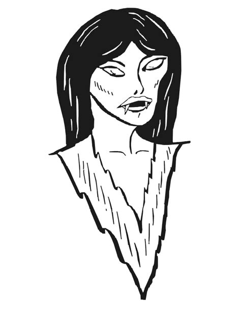 Female Vampire Drawing At Getdrawings Free Download
