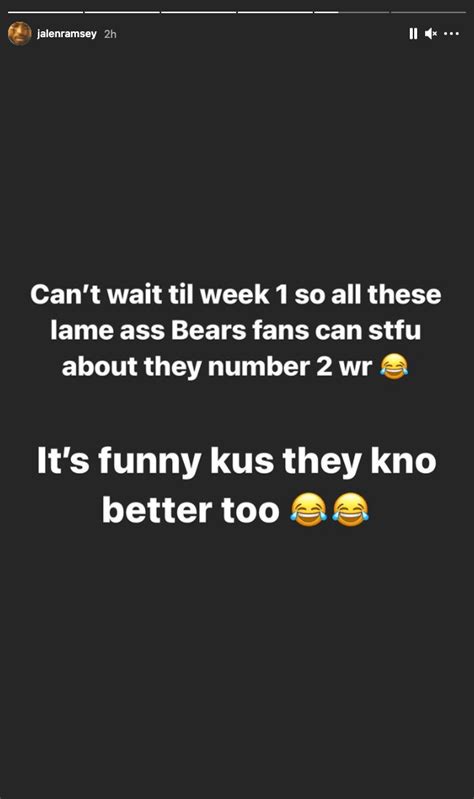 Jalen Ramsey Responds To Bears Fans Trolling Cant Wait For Week 1