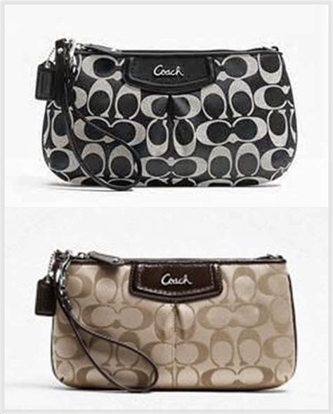 Mummy And Daughter Garage Sales New Coach Signature Large Wristlet