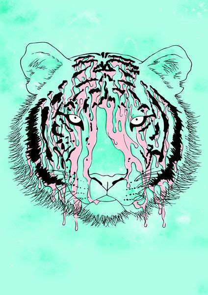 Society6 Affordable Art Prints Iphone Cases And T Shirts Tiger Art