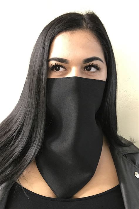 Plain Black Triangle Mask In 2023 Scarf Hairstyles Fashion Mask