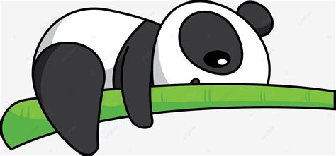 Lazy Cartoon Vector Png Images Cartoon Panda Lazy Cartoon Panda