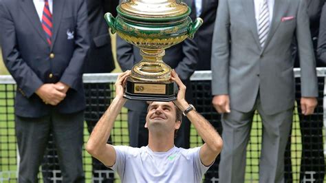 Roger Federer in Halle Sein Wohlfühlturnier