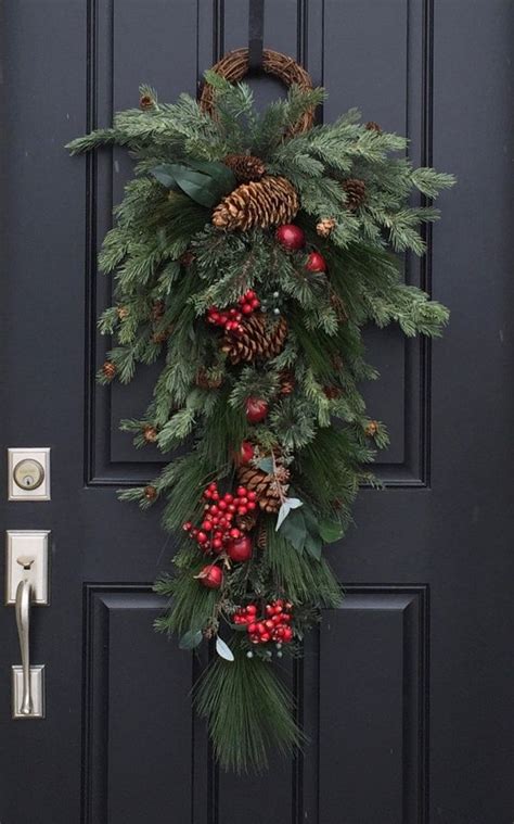 Door Swag Christmas Wreaths Holiday Decor Wreaths Swags Pine