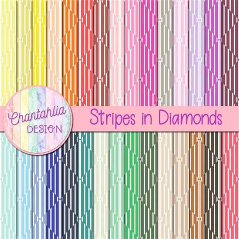 Stripes In Diamonds Chantahlia Design