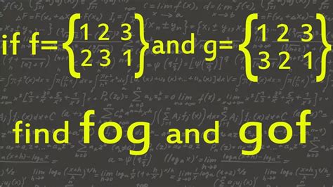 How To Find Fog And Gof Find Fog X Gof X Finding Gof And Fog In Discrete Mathematics