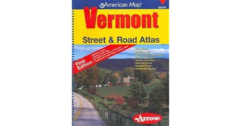 Vermont Street And Road Atlas By Arrow Maps